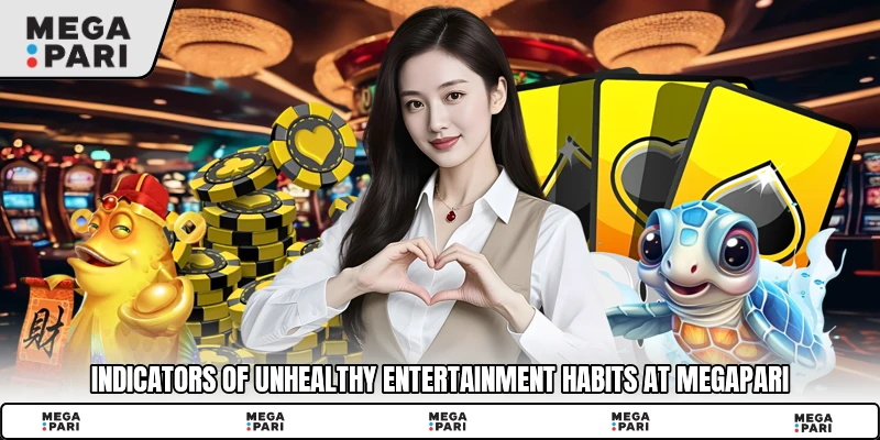 Indicators of unhealthy entertainment habits at Megapari