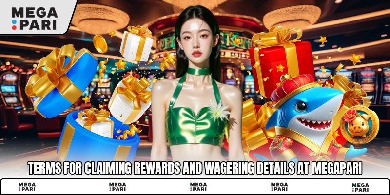 Terms for claiming rewards and wagering details at Megapari