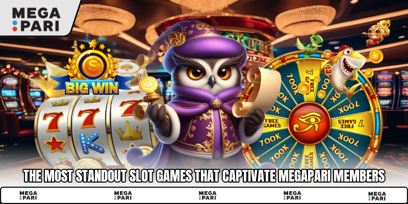 The most standout slot games that captivate Megapari members